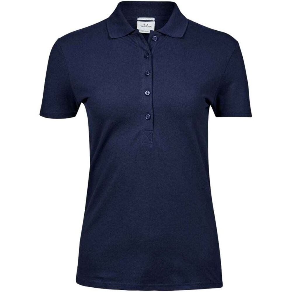 Tee Jays Womens/Ladies Luxury Stretch Polo Shirt / Navy